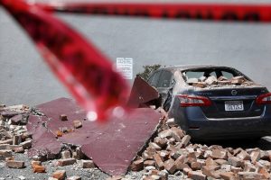 A 6.0-magnitute earthquake in Napa, Calif., on August 24, 2014, damaged buildings and caused injuries. PHOTO: RICK LOOMIS/LOS ANGELES TIMES/GETTY IMAGES