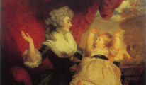 Georgiana, Duchess of Devonshire and Lady Georgiana Cavendish, by Joshua Reynolds.