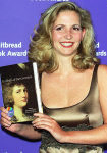 Amanda Foreman receiving the Whitbread award in 1999
