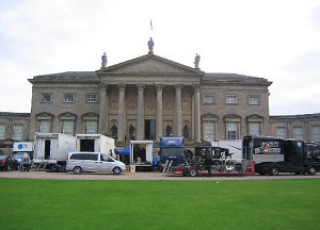 Kedleston taken over by the film crew